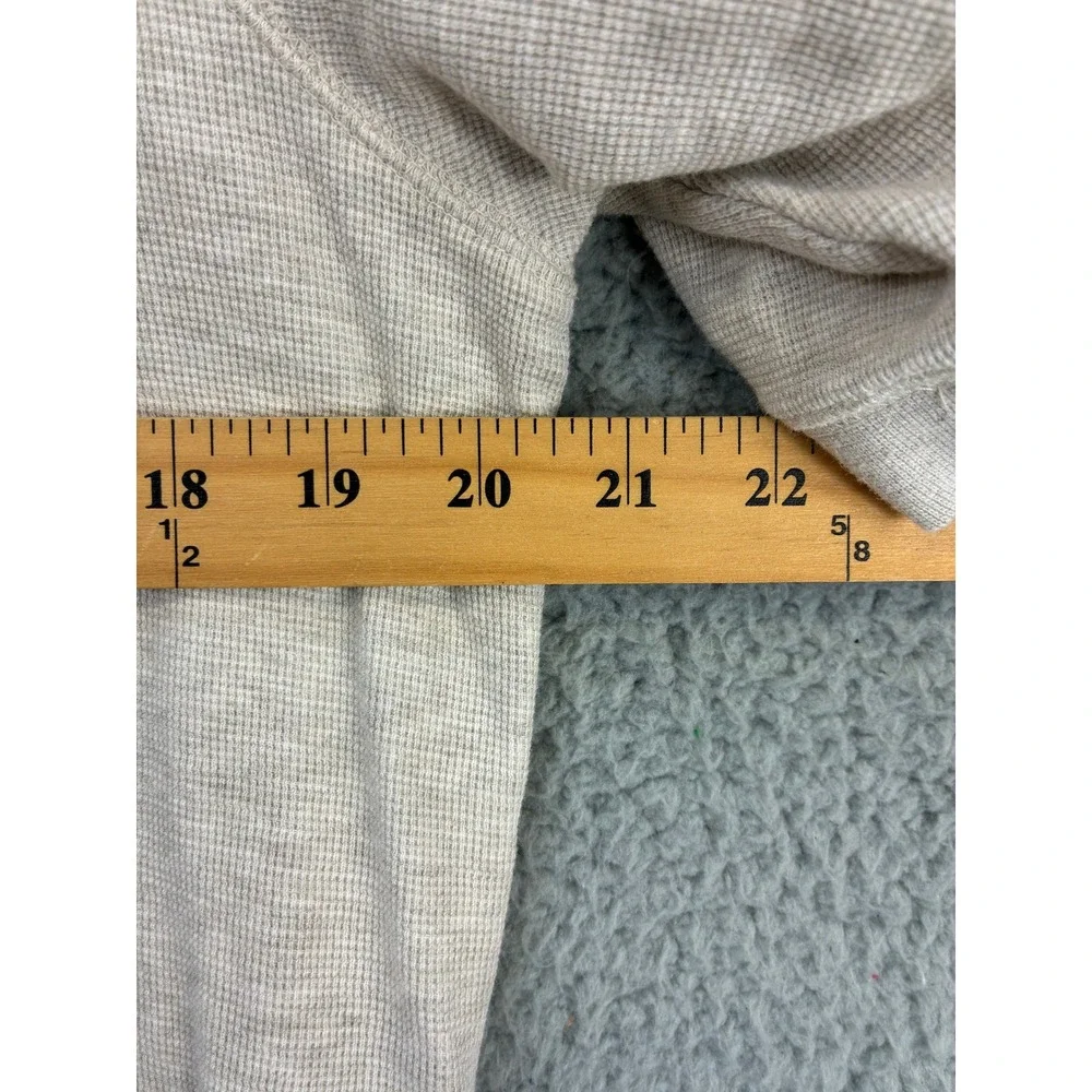 Banana Republic Waffle Short Sleeve Polo Shirt Mens M Oatmeal Casual Summer